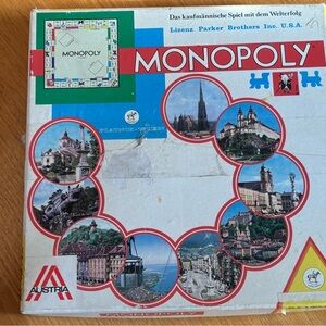 Vintage Piatnik #6407 Monopoly (Austria Edition) board game